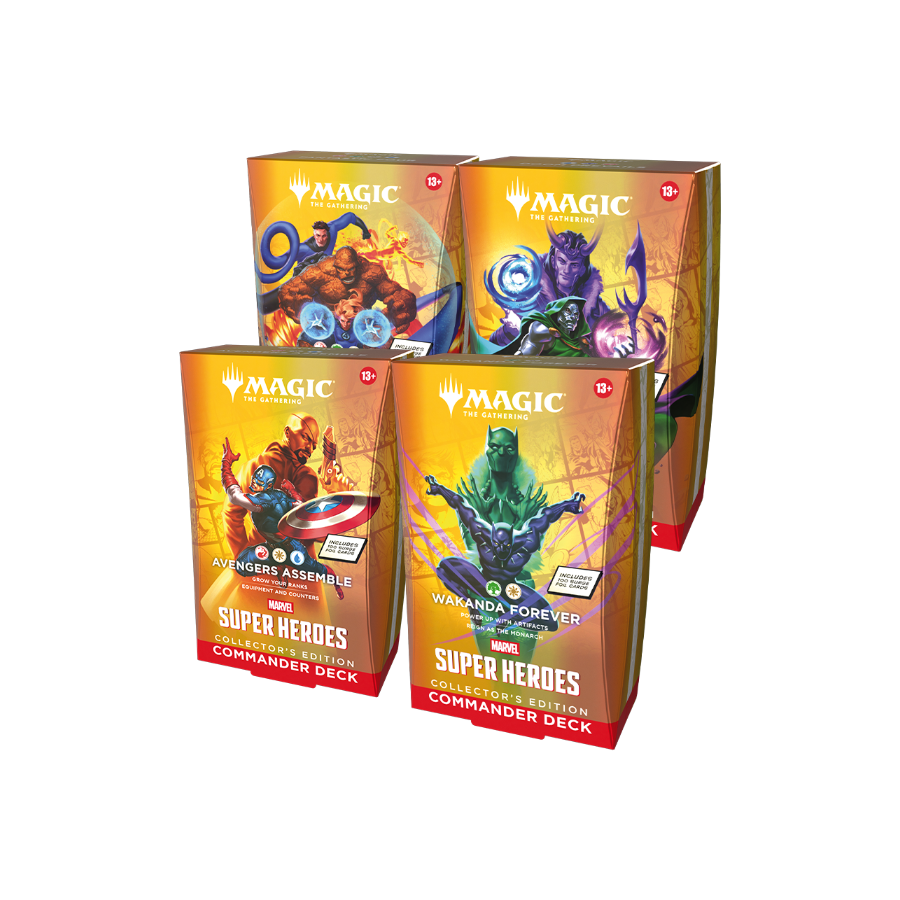Magic: The Gathering - Marvel Super Heroes Collector's Edition Commander Decks