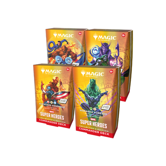Magic: The Gathering - Marvel Super Heroes Collector's Edition Commander Decks