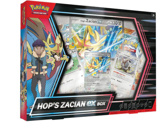 Pokémon Collection Box: Hop's Zacian ex Box